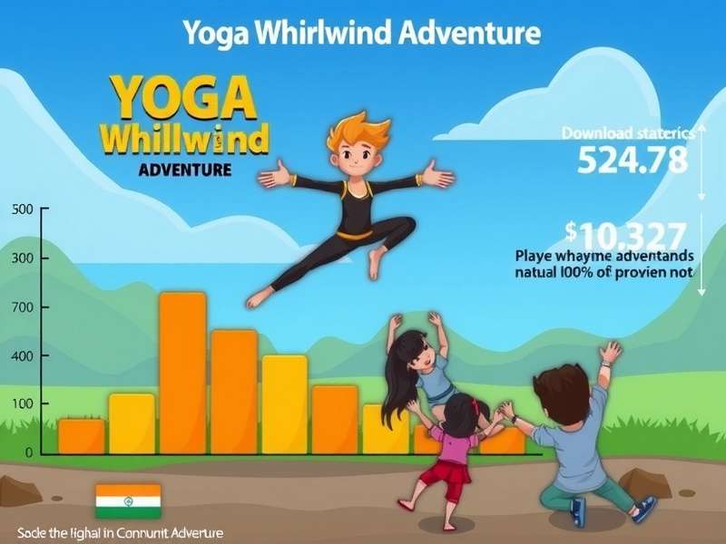 Indian players participating in Yoga Whirlwind Adventure community event
